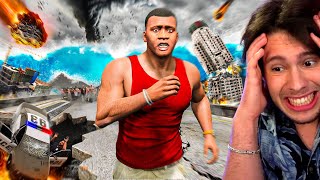 TODOS OS DESASTRES NATURAIS NO GTA 5 Terremoto Furacão Tsunami Meteoro Neve Poeira [upl. by Hcirdeirf120]