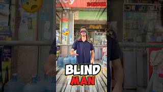 Blind Man for  24hours  haiderjanivlogs minivlog viralvideo [upl. by Abrahamsen877]