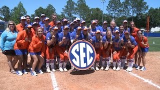 Florida Softball SEC Champions on Senior Day [upl. by Paulsen]