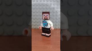 Lego minifigure MrBeast from Minecraft [upl. by Atoel]