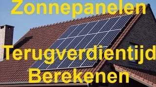 Zonnepanelen rendement [upl. by Natica614]