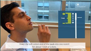 How to Obtain a Nasal Midturbinate NMT Swab for COVID19 [upl. by Calli]