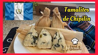 COMO HACER  Tamalitos de Chipilin GUATEMALTECOS 🇬🇹 Receta FÁCIL  Comida Chapina TAMALITOS [upl. by Chaunce]