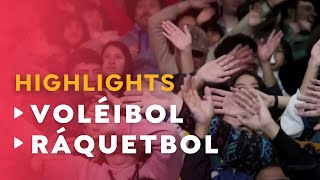 Highlights  Voleibol y Ráquetbol [upl. by Niemad724]