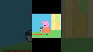 Peppa Pig Plays Minecraft in Real Life [upl. by Kcirrag]