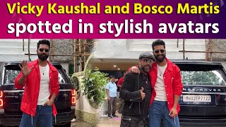 Vicky Kaushal and Choreographer Bosco Martis Snapped in Juhu [upl. by Nylareg]