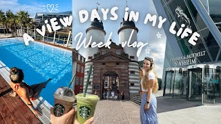 🦋Week Vlog  💖 See Leinwand bemalen Gym Therme Sinsheim Heidelberg ✨ [upl. by Kwan]