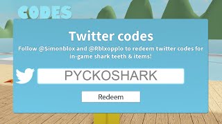 2022 ALL NEW SECRET OP CODES In Roblox SharkBite [upl. by Lianna6]