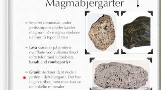 Geologi  Sten og krystaller [upl. by Eidnak]