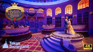 Tokyo Disneyland 4K POV  Full Enchanted Tale of Beauty and the Beast Ride [upl. by Doty873]