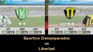 FIFA 07  Liga Argentina  Sportivo Desamparados vs Libertad P2 [upl. by Aetnahc]