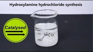 Synthesis of Hydroxylamine HCl from Nitromethane [upl. by Anahsohs]