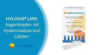 HYLOVIS® LIPO Augentropfen mit Hyaluronsäure und ausgewählten Lipiden [upl. by Bernhard]