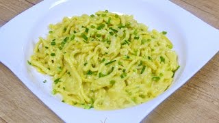 Spätzle  Massa fresca em 5 min [upl. by Cusick]