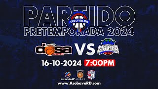 PARTIDO PRETEMPORADA TBS 2024 DOSA VS MATICA  16102024  Estación 47 [upl. by Hoeg]