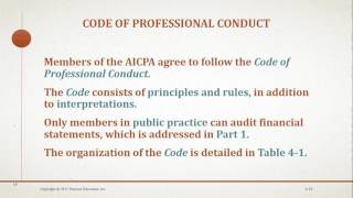 Purpose and Content of the AICPA Code of Professional Conduct [upl. by Terina]