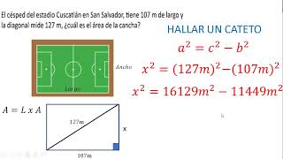 TEOREMA DE PITÁGORAS  EJERCICIOS RESUELTOS [upl. by Edan]