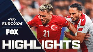 Türkiye vs Georgia Highlights  UEFA Euro 2024 [upl. by Gwenni]