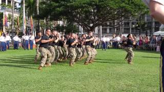 Soldiers Perform Traditional Hawaiian Dance of the Warrior [upl. by Lilaj]