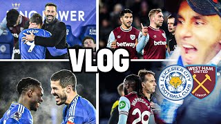 Leicester are BACK Leicester 31 West Ham  Match Day Vlog [upl. by Berliner]