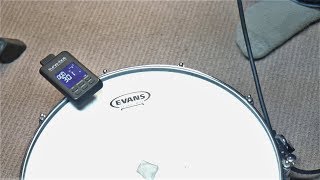 Tunebot snare drum tuned to notes with settings [upl. by Story210]