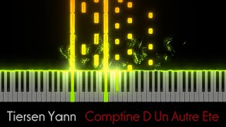 Tiersen Yann — Comptine D Un Autre Ete Piano Cover  Piano Tutorial [upl. by Haraj]