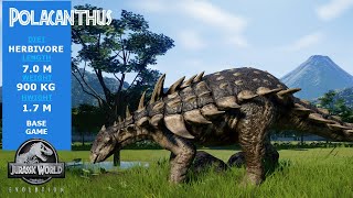 Polacanthus  Jurassic World Evolution [upl. by Mcfarland]