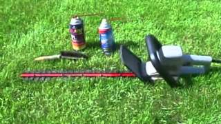 How to maintain an electric hedge trimmer [upl. by Adnima182]