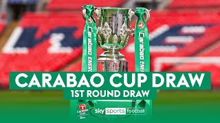 Carabao Cup first round draw 🏆 [upl. by Allit]