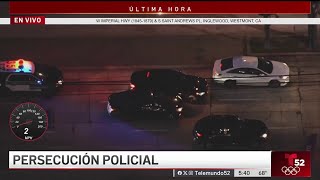 En vivo Persecución policial en Los Ángeles [upl. by Urissa]