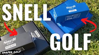 SNELL GOLF BALL REVIEW MTBX and MTB Black [upl. by Huberman534]