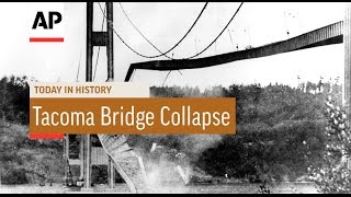 Tacoma Bridge Collapse  1940  Today in History  7 Nov 16 [upl. by Valentine]