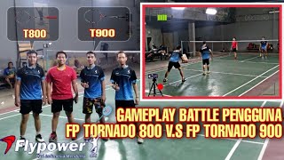 FLYPOWER TORNADO 800 VS TORNADO 900  Gameplay battle Flypower racket [upl. by Elyl]