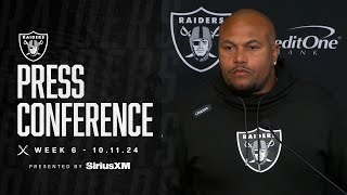 Coach Pierce Presser  101124  Raiders  NFL [upl. by Spancake]