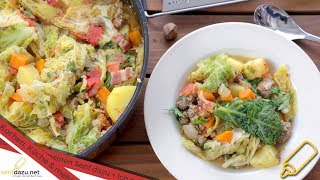 Wirsingeintopf Rezept I Lecker Eintopf mit Wirsing Hack und Speck I Rezept Video [upl. by Sophi]