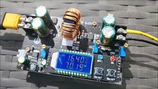 Part2 Testing ZKSJ20 Buck Boost MPPT Function [upl. by Stauder]