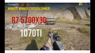 Ryzen 7 5700x3d  1070ti  PUBG  Competitive Settings 1080p [upl. by Teferi]