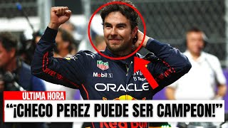 FORMULA 1 HOY ¡GRAN NOTICIA DE ÚLTIMA HORA PARA CHECO PÉREZ [upl. by Allenotna40]