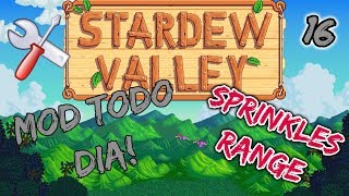 TutoriaGuia Sprinklers Range Mod Stardew Valley  Mod Todo Dia 16 SMAPI [upl. by Ttik]