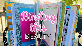 Creating Junk Journal SIGNATURES  Junk Journal Binding Prep  Junk Journal with Me [upl. by Rasmussen]