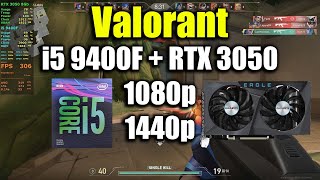 Valorant  i5 9400F  RTX 3050 [upl. by Demmy589]