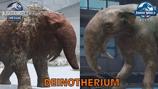 Deinotherium  Jurassic World The Game amp Jurassic World Alive [upl. by Annelg]