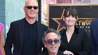 Watch Tim Burton’s Walk of Fame Ceremony Winona Ryder Michael Keaton and More [upl. by Roscoe]