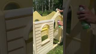 diy playhouse makeover😱 [upl. by Derinna51]