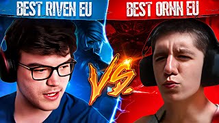 Best Riven EU Vs Best ORNN EU Onetrick Battle [upl. by Gnud746]