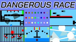 24 Marble race Ep  11 Dangerous race Simple marble race [upl. by Coats131]