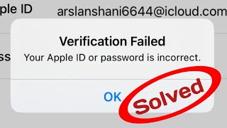 How To Fix Verification Failed This Apple Id Is Not Active [upl. by Enhpad]