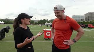 Bengals Safety Coach Jordan Kovacs discusses upcoming season from Training Camp [upl. by Berry522]