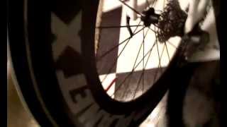 Cycling Clincer PlanetX 101 rear wheel sound [upl. by Tanberg986]