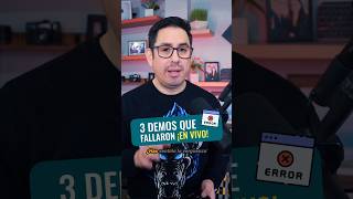 3 demos que fallaron ¡en vivo [upl. by Enajiram]